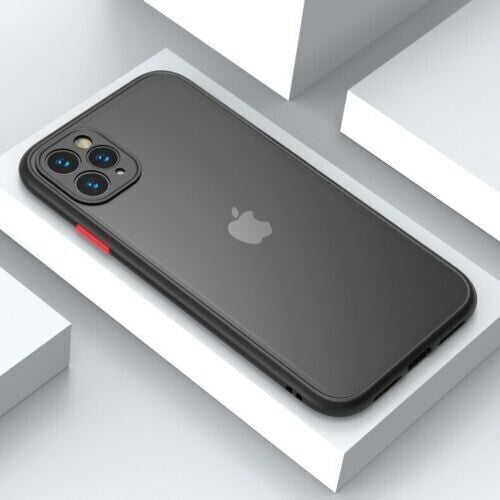 Black Case for iPhone 11 Matte Shockproof Phone Cover