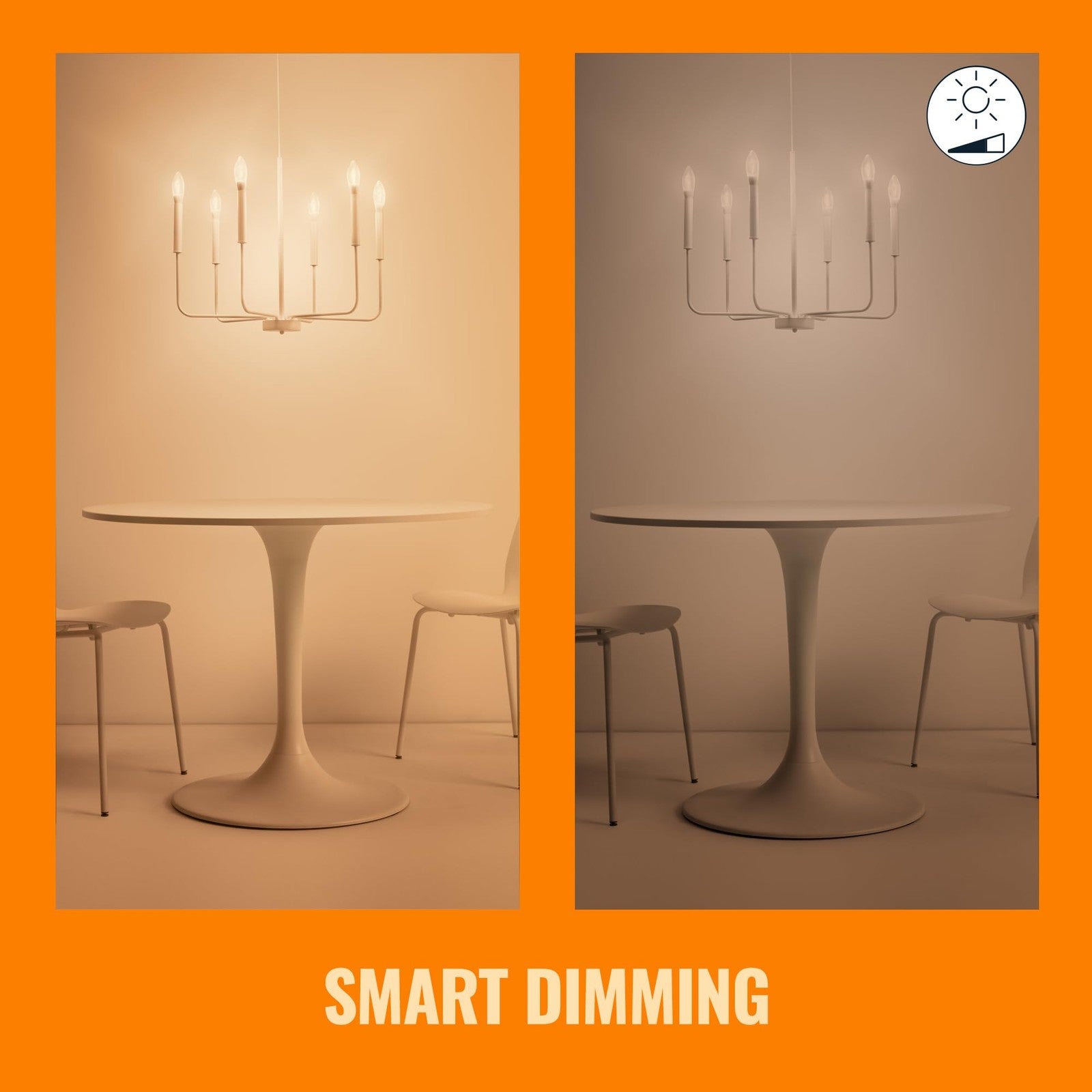 WiZ Smart Bulb White LED Bulb 40W Warm to Cool White Light Connect...