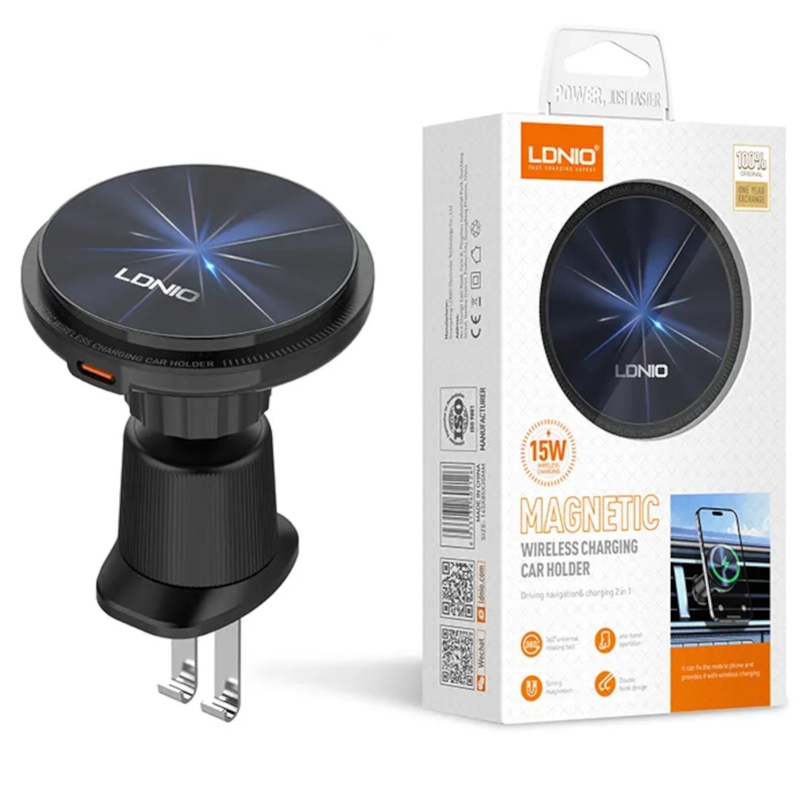 Wireless Charger Car Phone Holder Magnetic