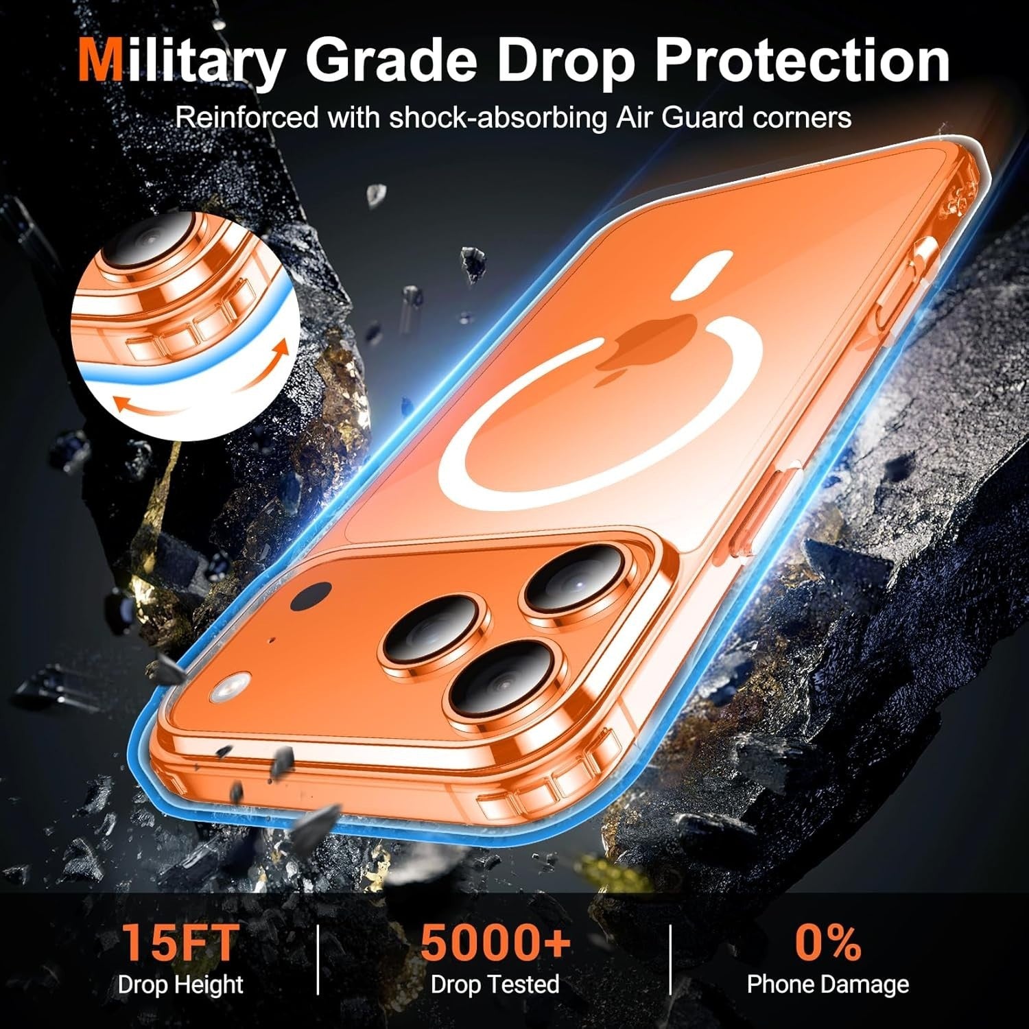 Shockproof Magnetic Magsafe Case For iPhone 16 17 15 13 12 11 14 Pro Max Plus