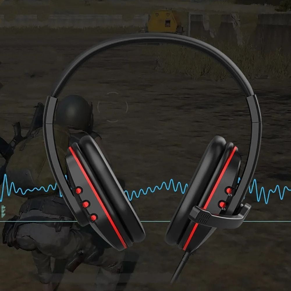 Gaming Headset with Microphone Mic Headphones For PC Laptop PS4 PS5 Xbox One UK
