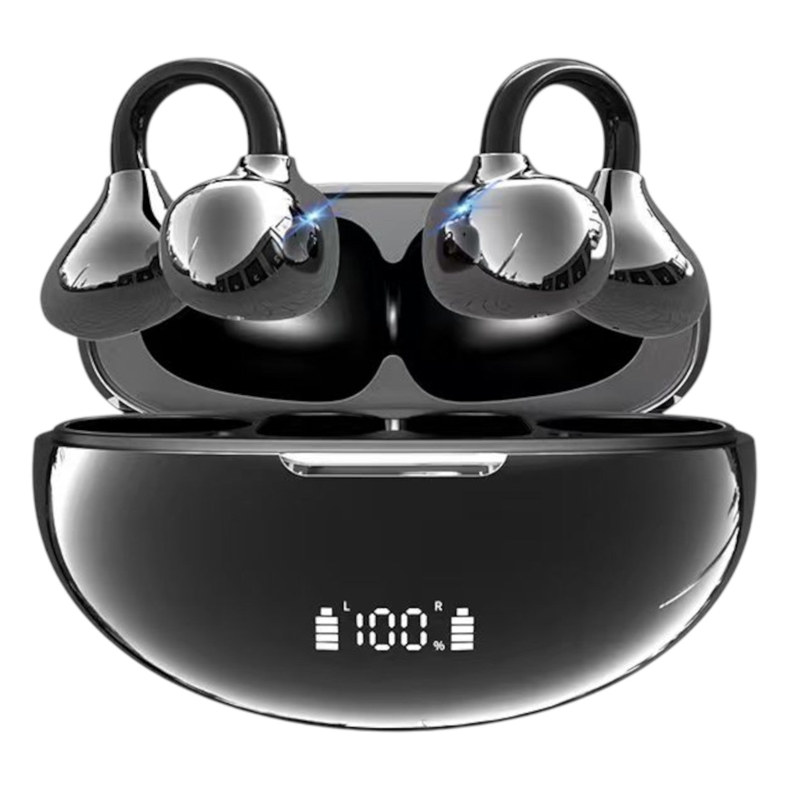Wireless Clip On Earbuds Bluetooth 5.3 Open Ear For Android & iPhone