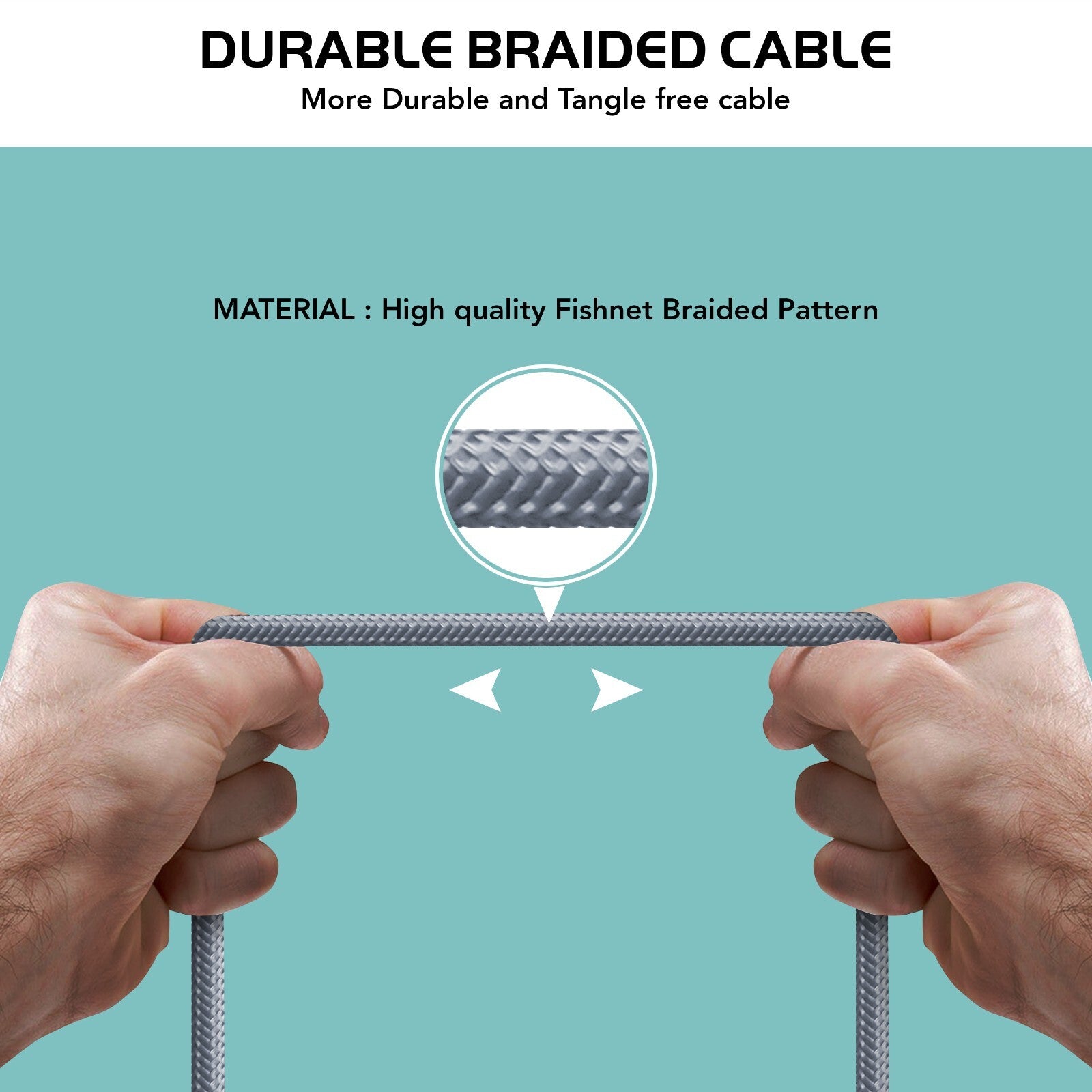 Heavy Duty Braided Long USB Fast Charger Cable For iPhone 14 Pro Max 13 12 11 XS