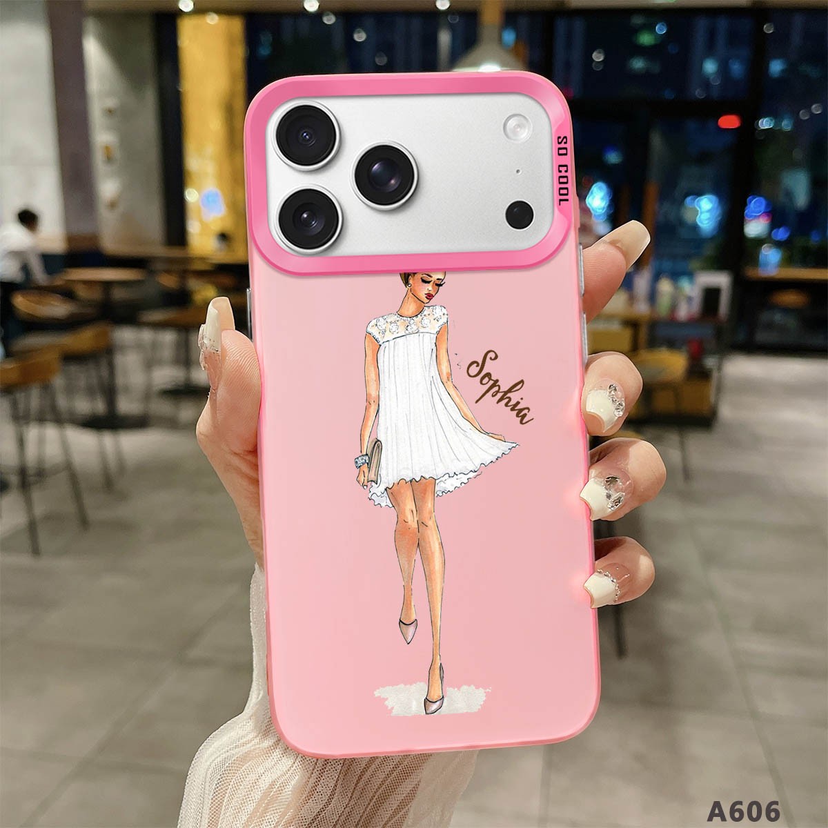 IPhone Case For iPhone 16 Pro 14 15 Pro Max 17e Customized Fashion Girls Cover