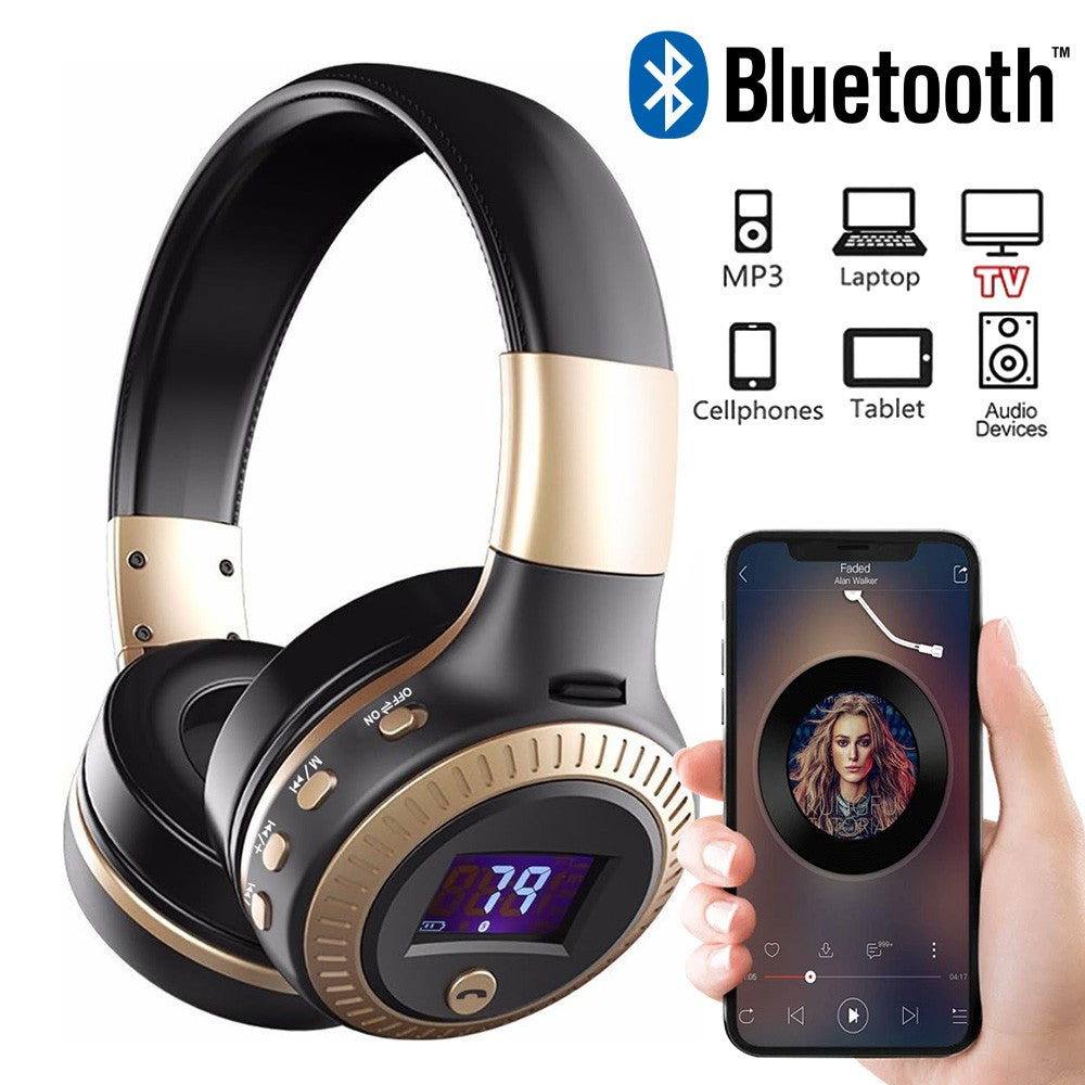 Wireless Bluetooth Headphones with Noise Cancelling