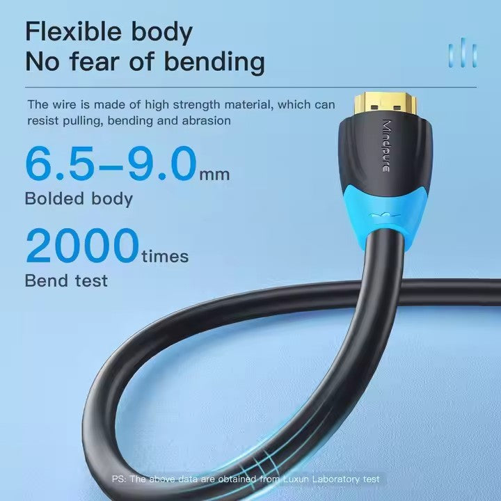 4K HDMI Cable 2.0 UltraHD High Speed 2160p 0.5m/1m/2m/3m/5m/10m/15m Premium Lead