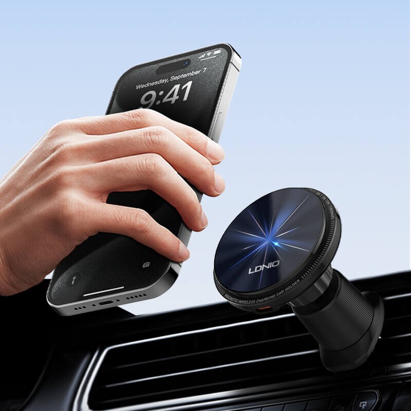 Wireless Charger Car Phone Holder Magnetic