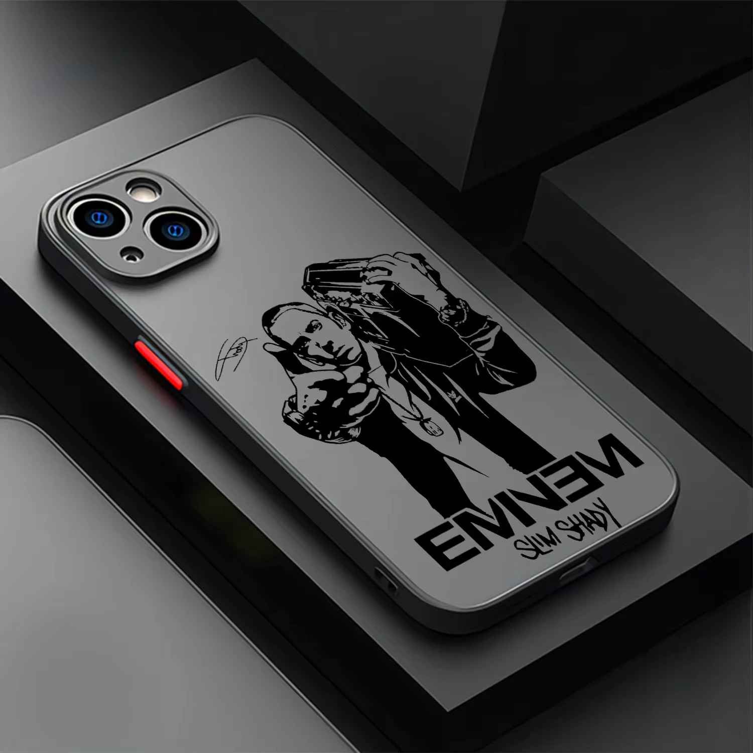 Rap Music Inspired Matte Phone Case For iPhone 7 to 16 Pro Max Cover UK Delivery