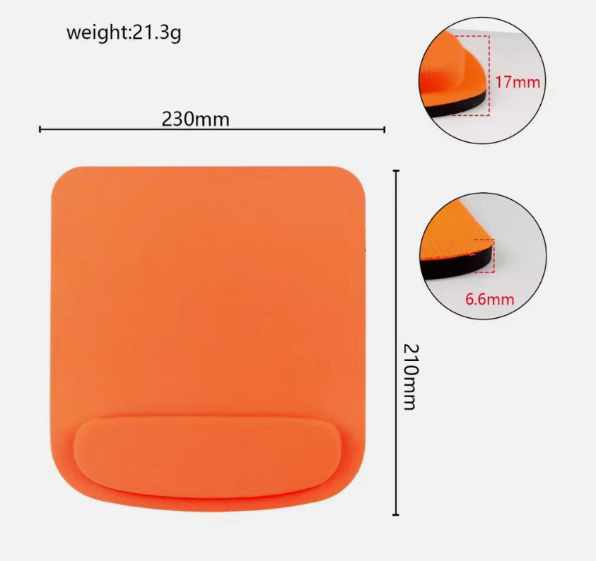 Premium Anti-Slip Mouse Pad with Wrist Support for PC Laptop