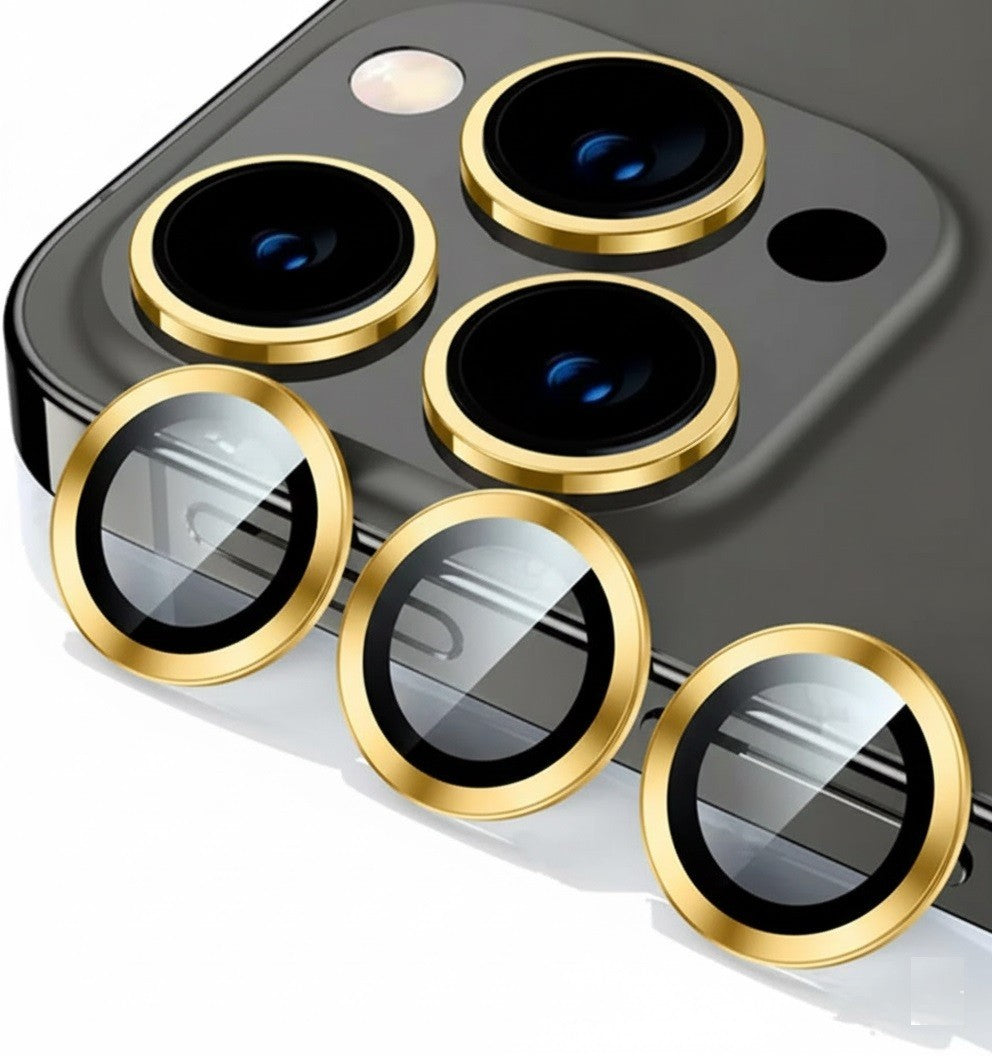 Camera LensGlass Protector Metal Ring for iPhone 17 Pro 14Pro 15Pro 16Pro 17E 13