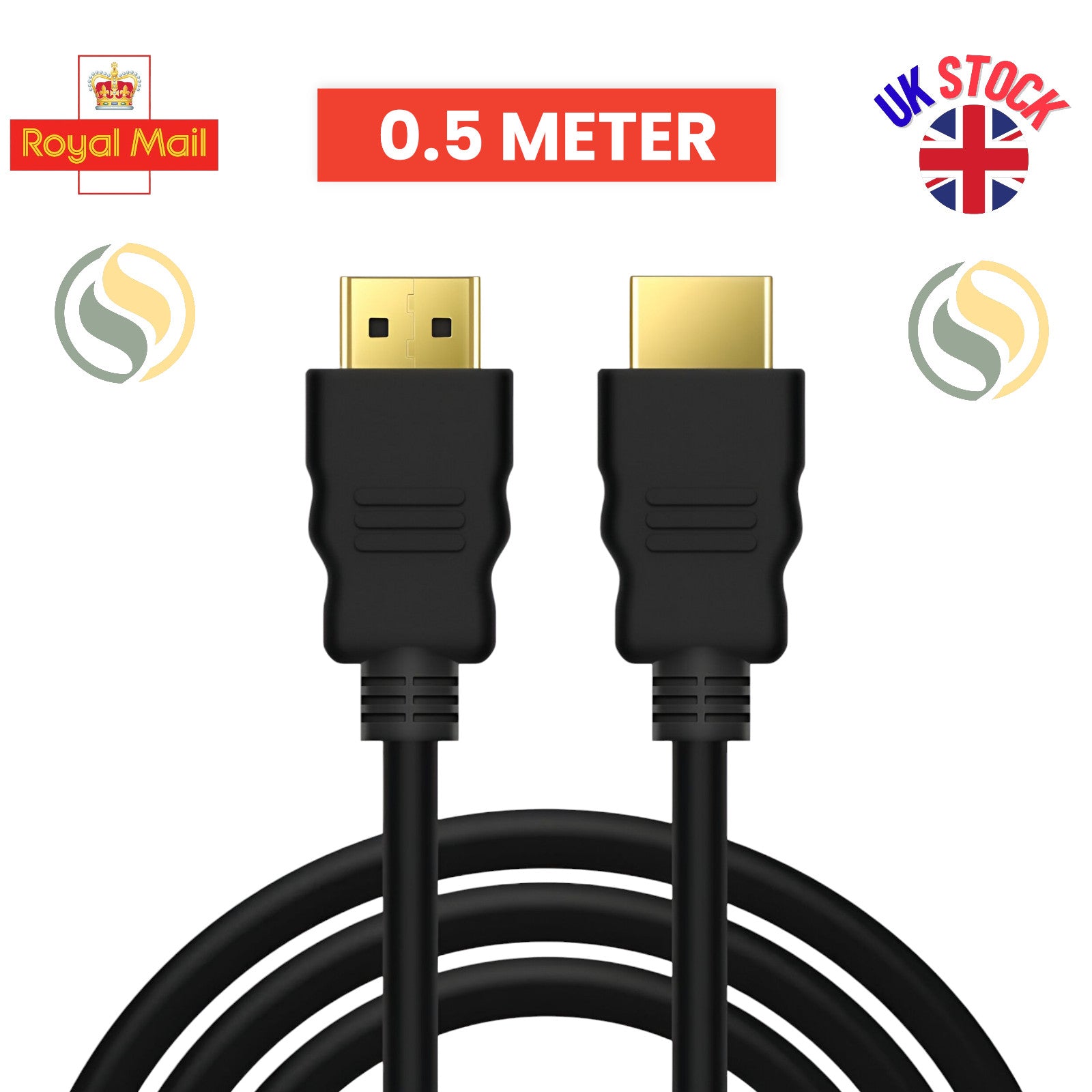 4K HDMI Cable 2.0 UltraHD High Speed 2160p 0.5m/1m/2m/3m/5m/10m/15m Premium Lead