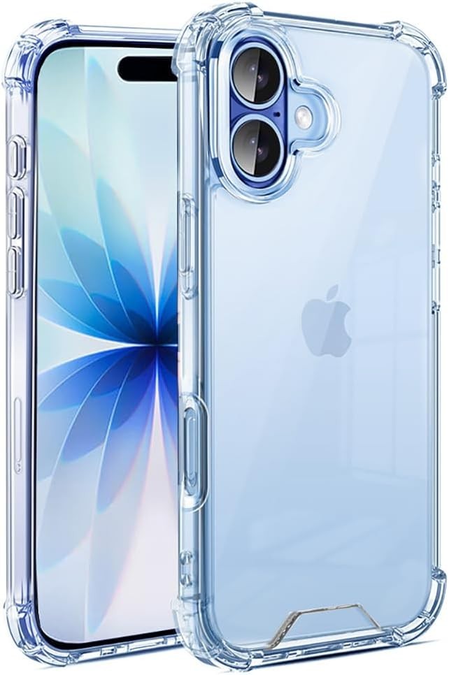 Case For iPhone 16 15 14 Pro Max Plus 13 11 12 7 8 Clear Cover Shockproof