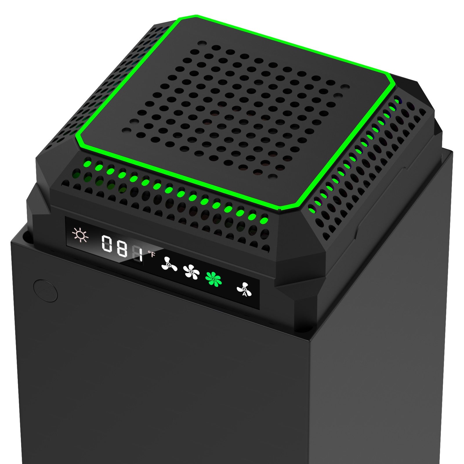 RGB Cooling Fan for Xbox Series X,Cooling Fan Dust Proof + Auto Cooling System