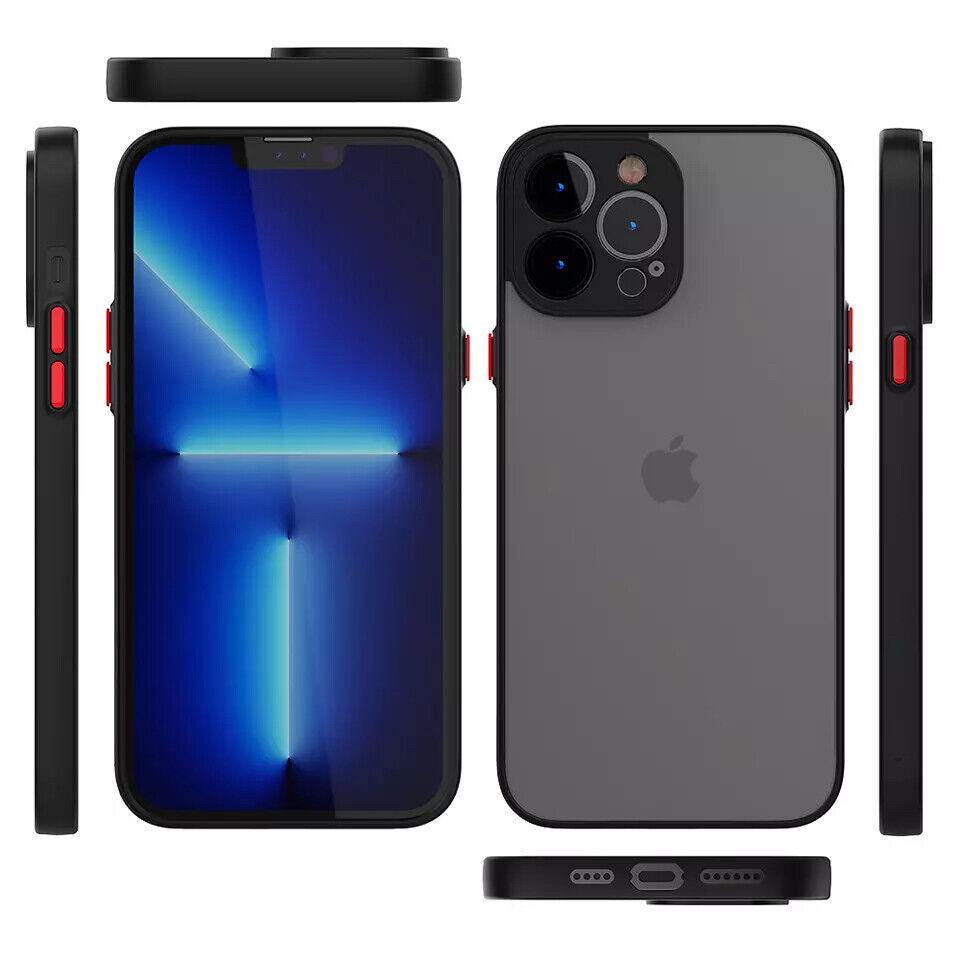 Case for iPhone 17 16 15 14 Pro Max 13 12 11 Plus 7 8 Mini Shockproof Cover