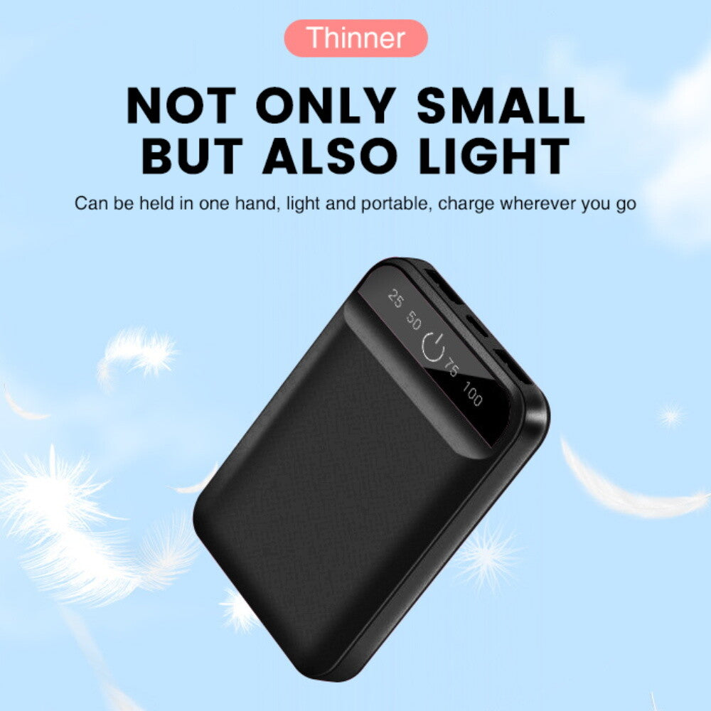 9000000mAh Power Bank Fast Charger Battery Pack Portable 2 USB For Mobile Phone