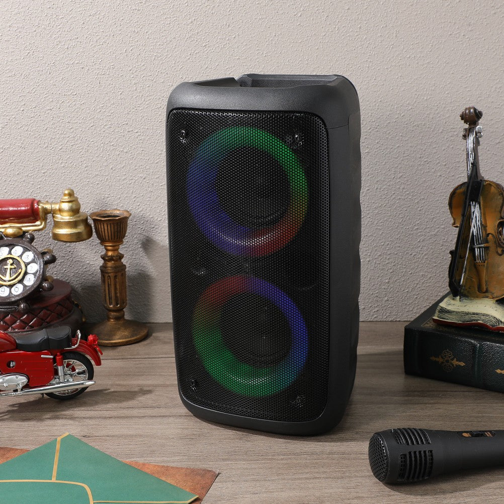 3000W Portable Bluetooth Speaker Sub woofer Heavy Bass Sound System Party & Mic