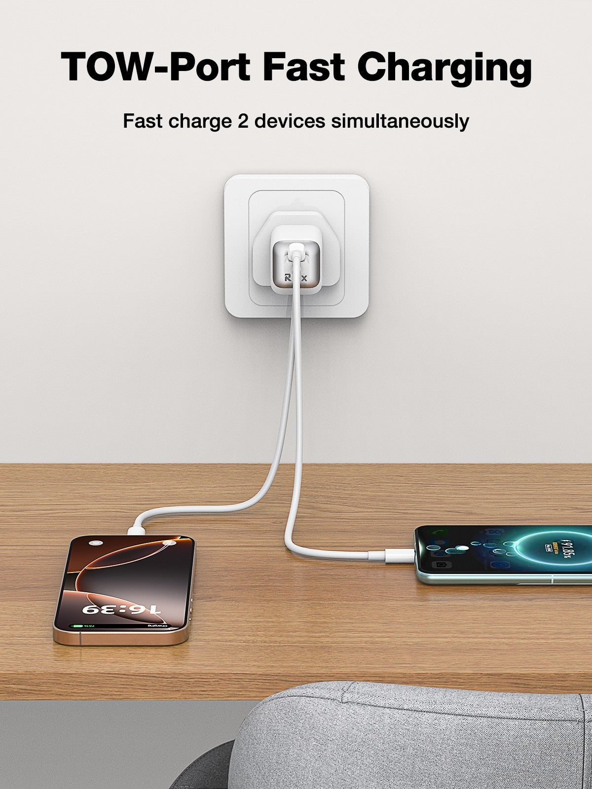For iPhone 17 16 Pro Max Samsung Fast Charging 20W USB-C PD Plug Charger Cable
