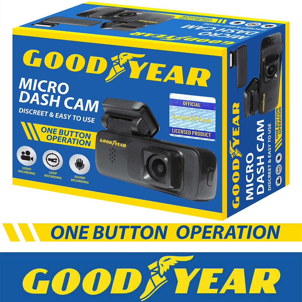 Car HD Micro Dash Cam One Button Plug & Play Camera Video Recorder DVR