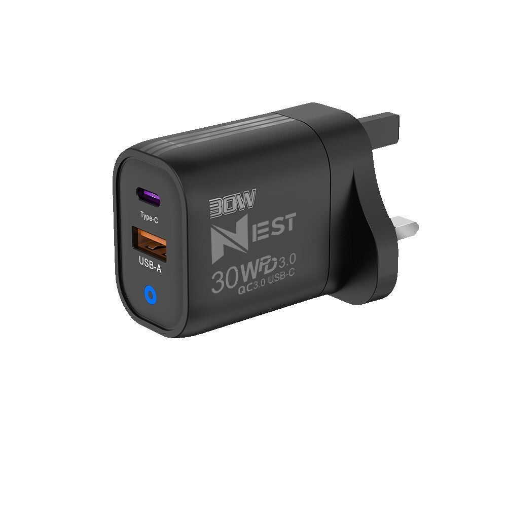 For iPhone 15 16 Pro Max Samsung Fast Charging 22.5W USB-C PD Plug Charger Cable