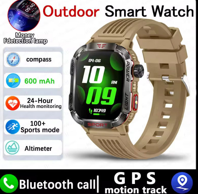 Military GPS Smart Watch Men