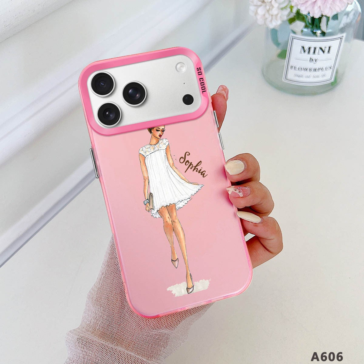 IPhone Case For iPhone 16 Pro 14 15 Pro Max 17e Customized Fashion Girls Cover
