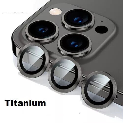 Camera LensGlass Protector Metal Ring for iPhone 17 Pro 14Pro 15Pro 16Pro 17E 13