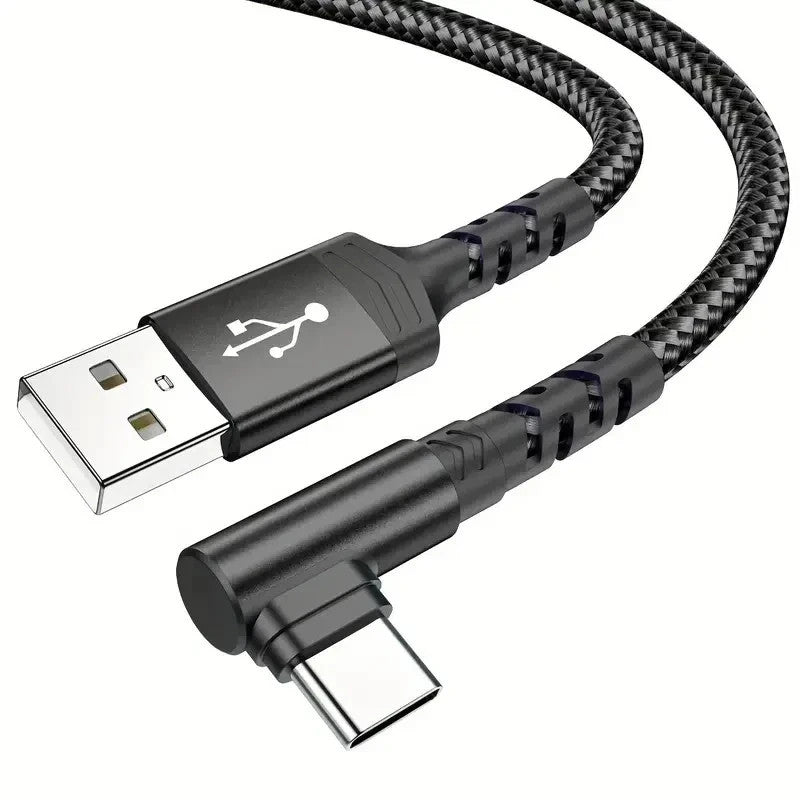 HeavyDuty USB Type C Charging Cable Braided Fast Phone Charger Long Lead 2m 3m