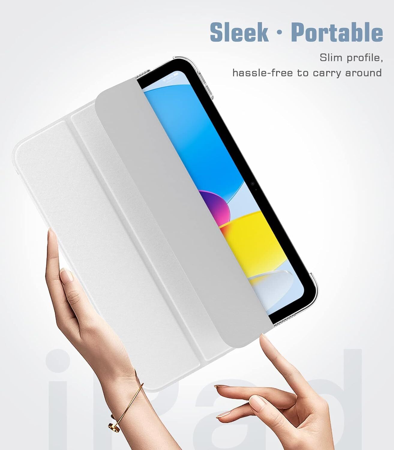 Leather Magnetic Smart Case for Apple iPad