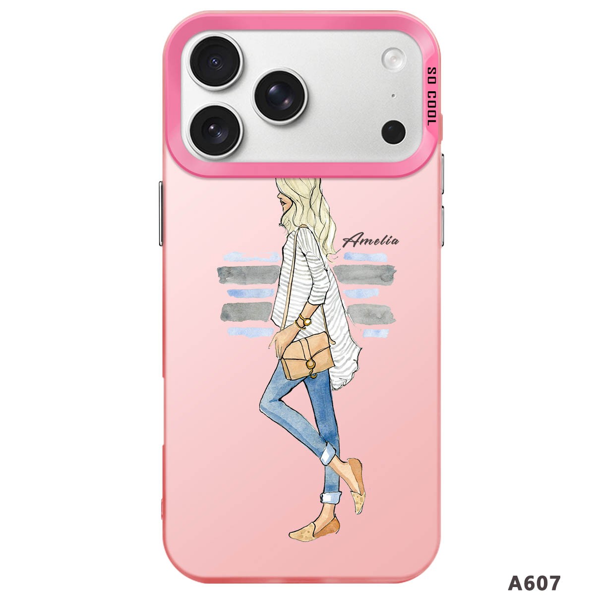 IPhone Case For iPhone 16 Pro 14 15 Pro Max 17e Customized Fashion Girls Cover