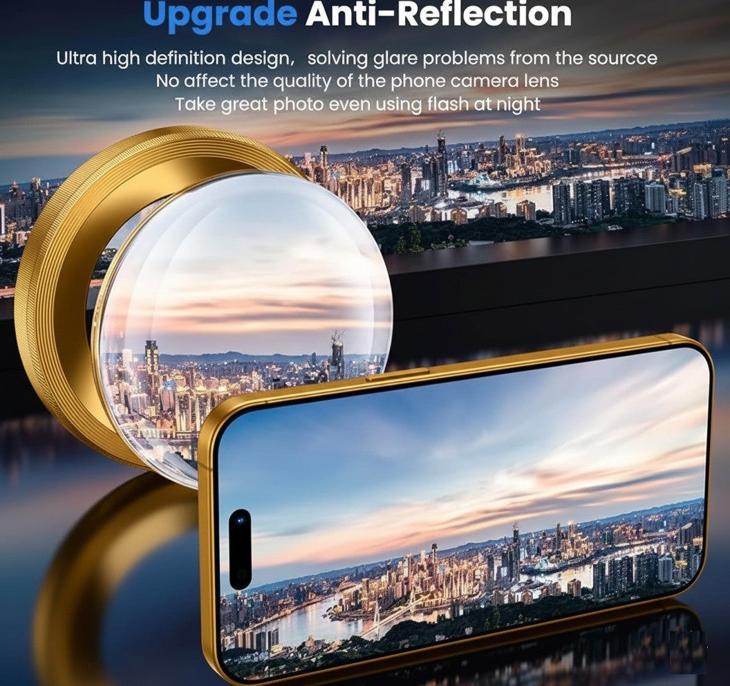 Camera LensGlass Protector Metal Ring for iPhone 17 Pro 14Pro 15Pro 16Pro 17E 13