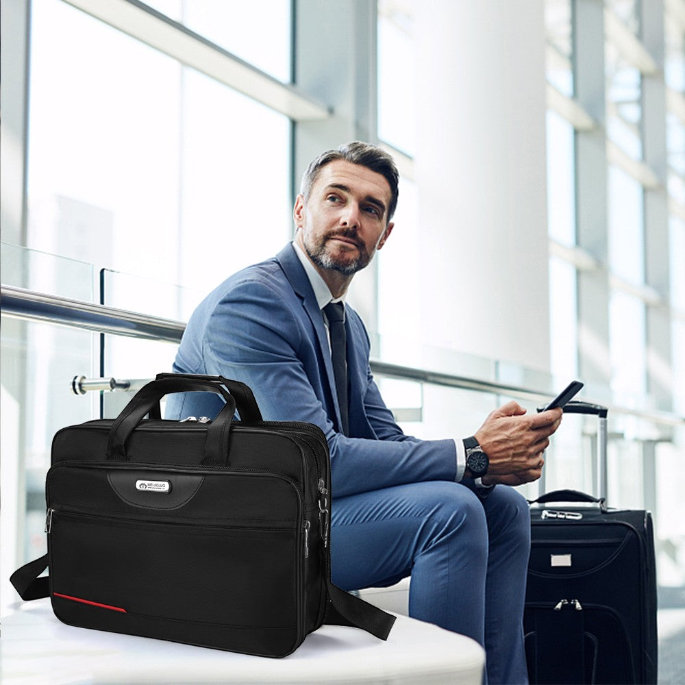 Laptop Waterproof Mens Business Briefcase Computer Shoulder Bag