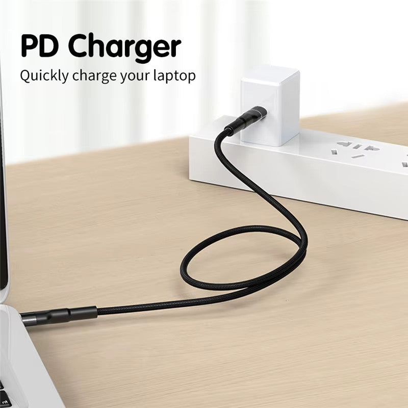 USB-C Cable To USB-C Braided Fast Charger Cable Type C Lead For iPhone 15 16 17