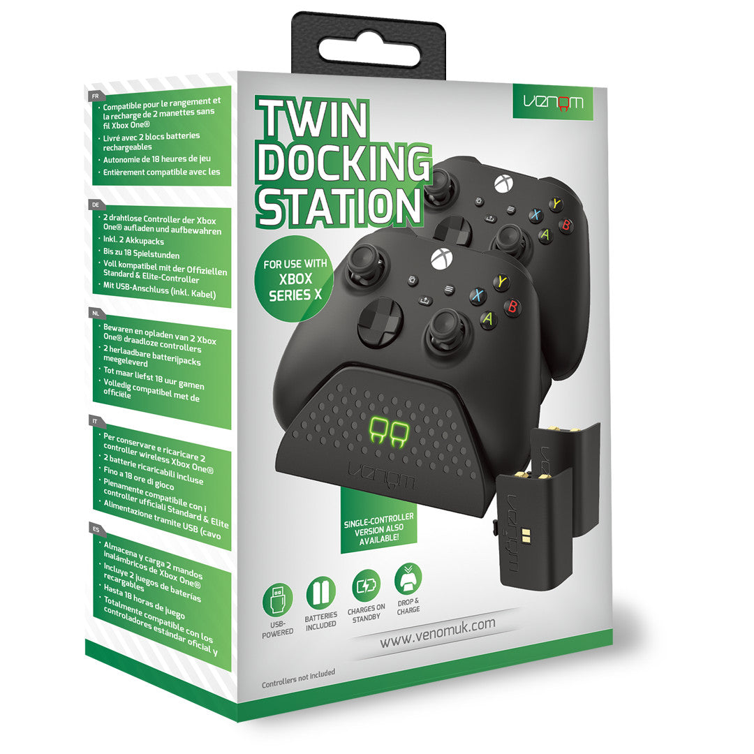 Xbox Charging Dock with Rechargeable Batteries