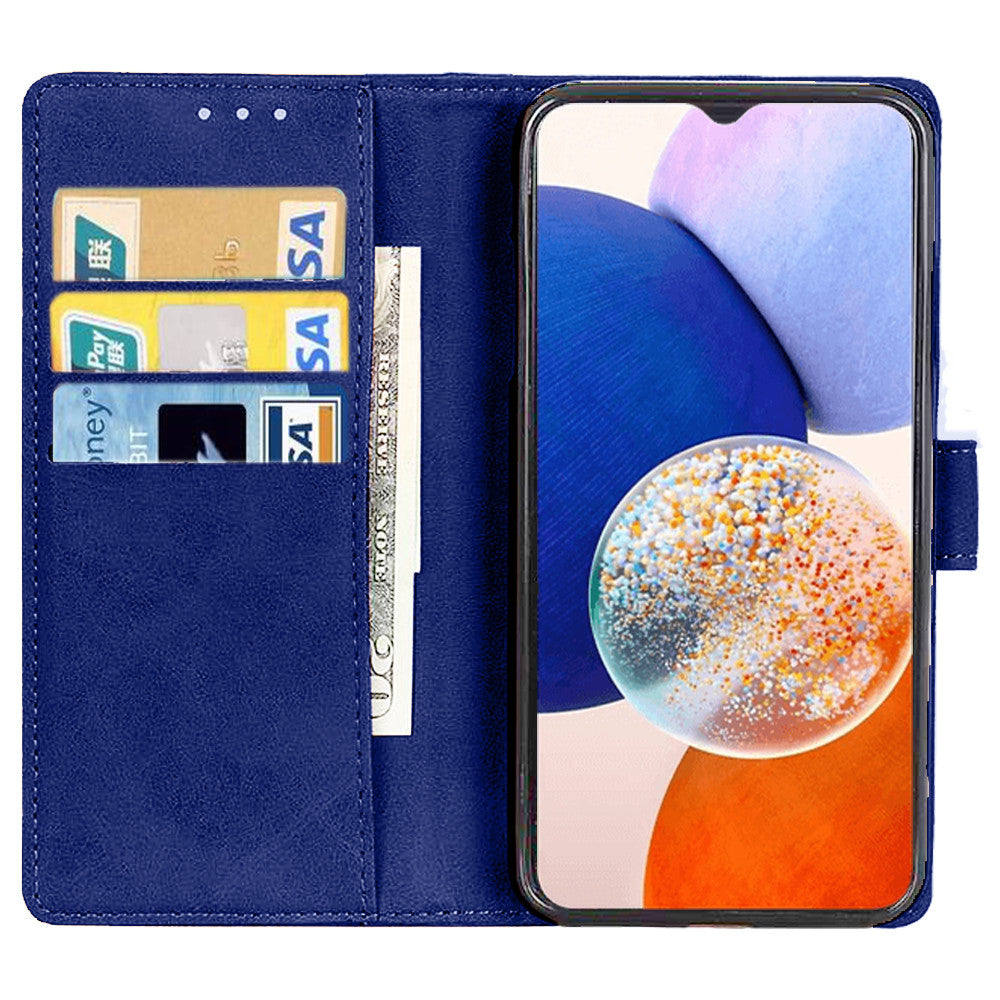 Flip Leather Phone Case for Samsung S25 Ultra S24 S23 S22 S21 + Magnetic Wallet