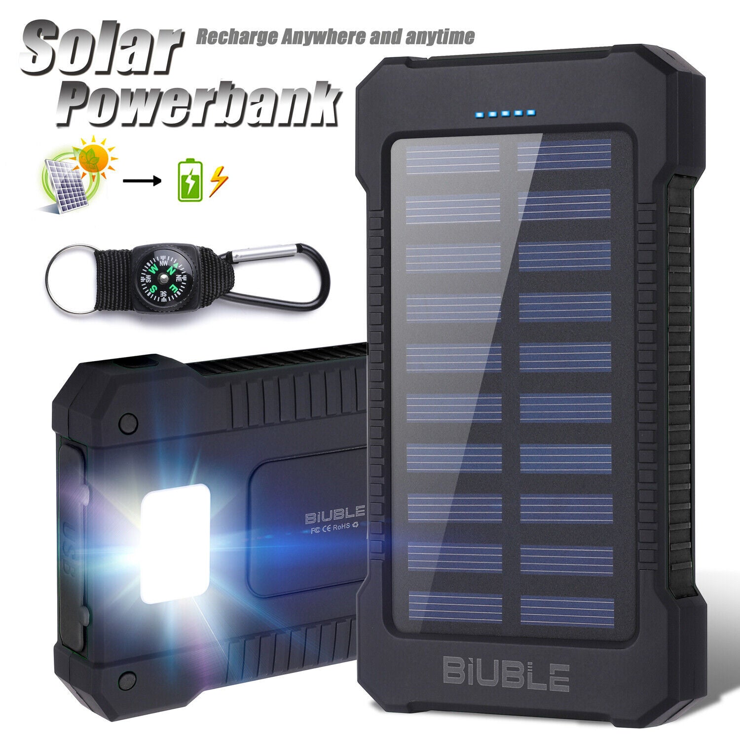 9000000mAh Power Bank 4 USB LED Fast Charger Battery Pack for Mobile Phone