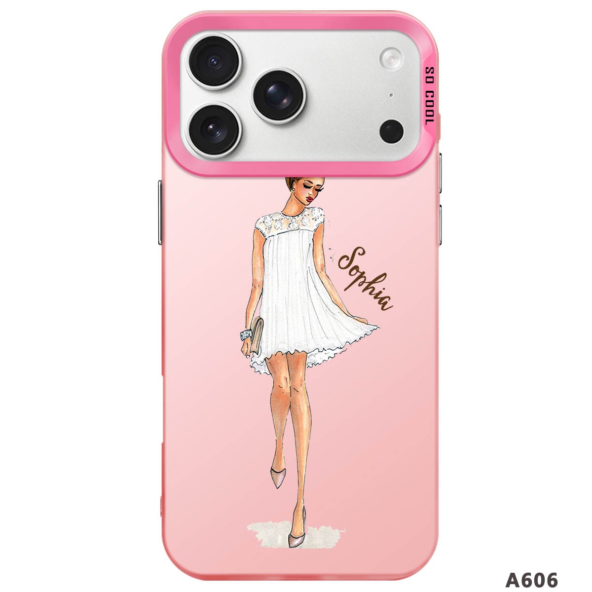 IPhone Case For iPhone 16 Pro 14 15 Pro Max 17e Customized Fashion Girls Cover