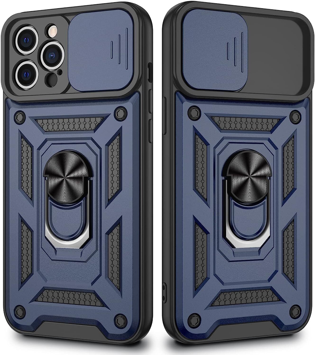Case For iPhone 14 13 12 11 Pro Max Plus XR Shockproof Magnetic Ring Lens Cover