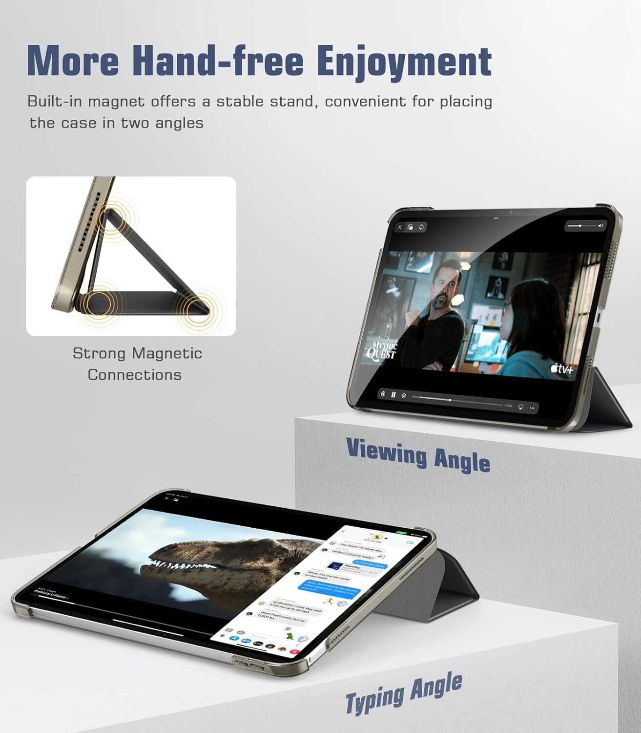 Leather Magnetic Smart Case for Apple iPad