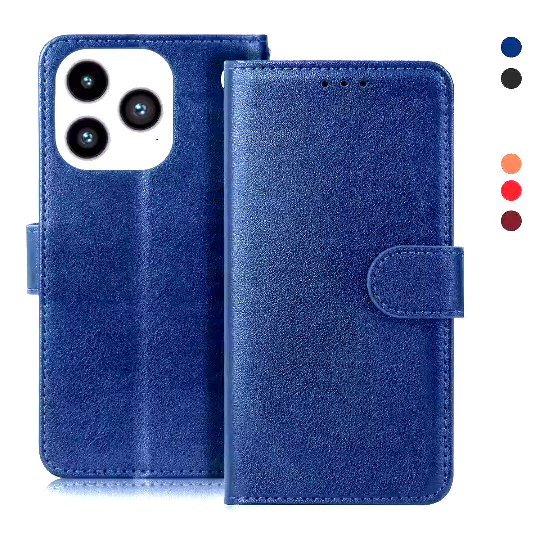Case For iPhone 17 Pro Max 17e 15Pro 14 13 12 11Pro XR SE 16 Leather Flip Wallet