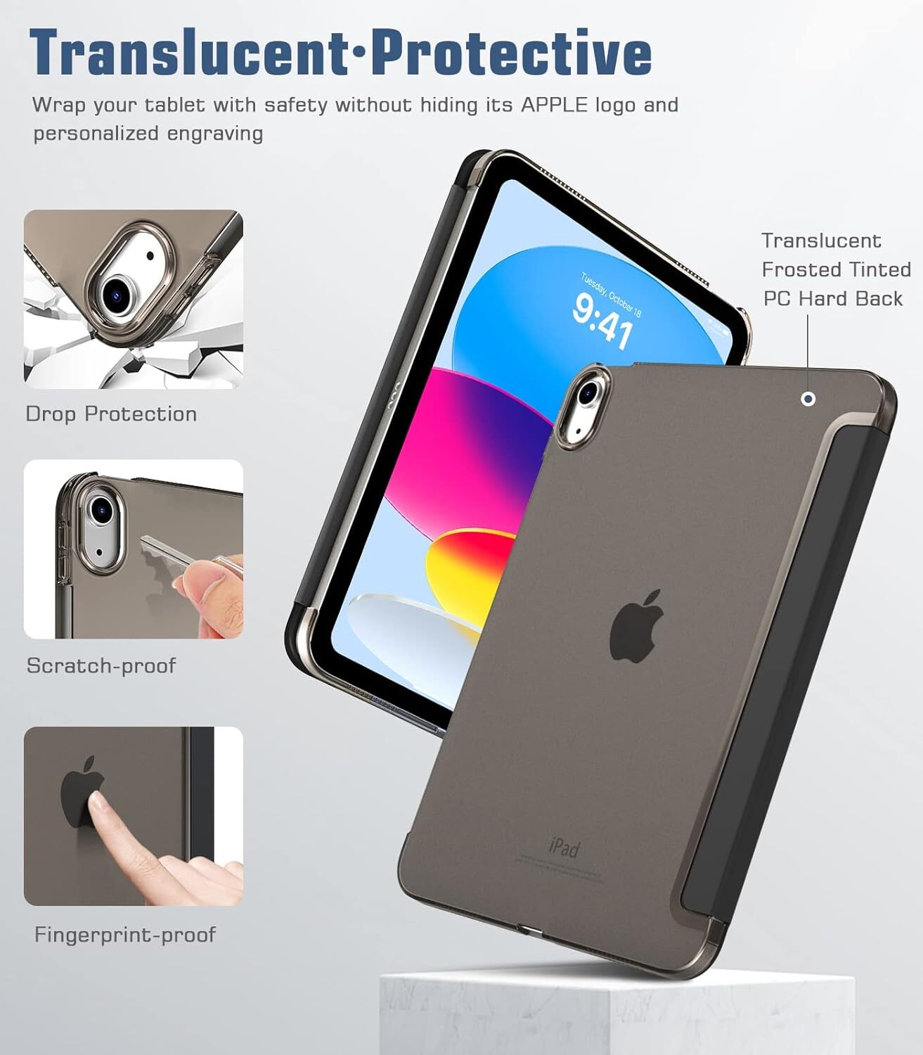 Leather Magnetic Smart Case for Apple iPad