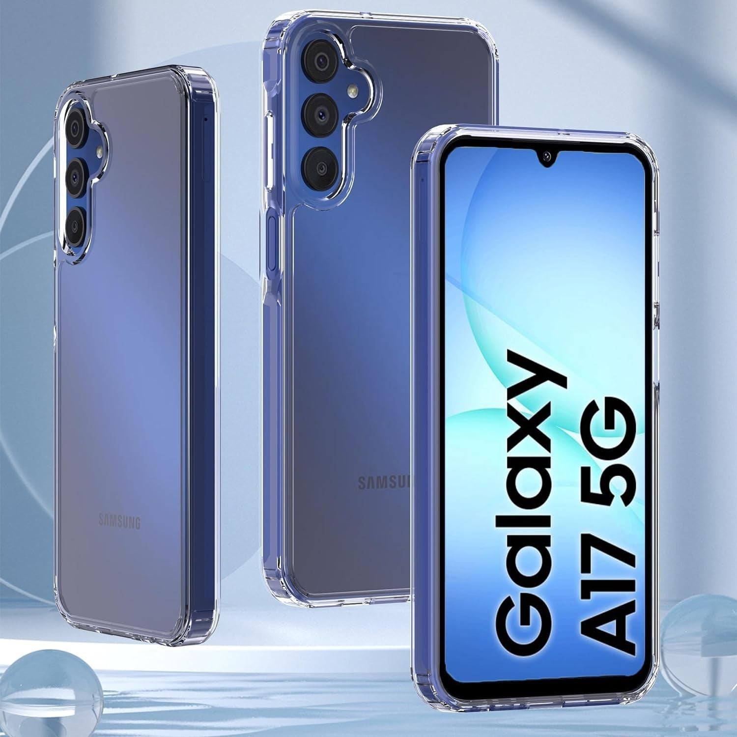 Case for Samsung Galaxy A17 A16 A15 A26 A36 A56 Shockproof Silicone Phone Cover
