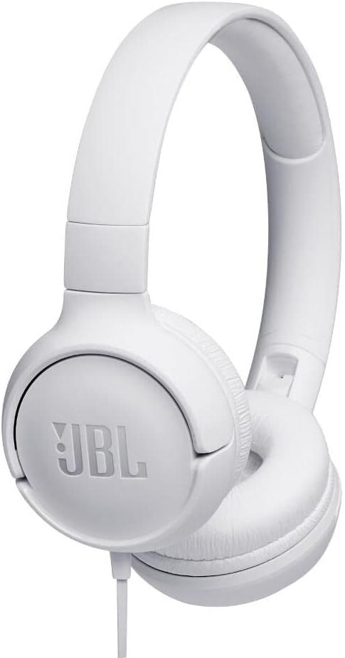 JBL Tune 500 Wired Headphones On-Ear Pure Bass with Remote & Mic - 4 Colours