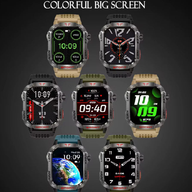 Military GPS Smart Watch Men
