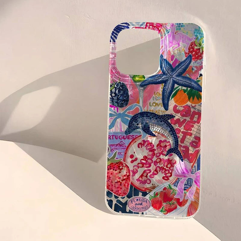 Wave Beach Phone Case for iPhone 15 14 13 12 11 Pro Max SE 7 8 XR UK