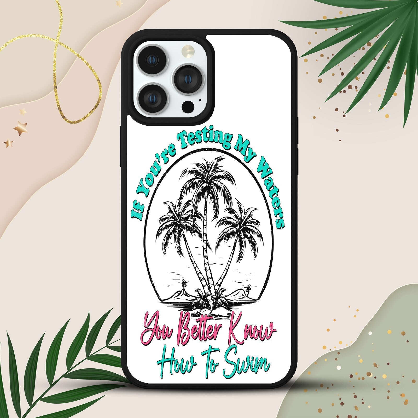 Palm Beach Phone Case Cover for iPhone Samsung Google Pixel