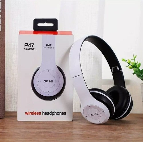 Wireless Bluetooth Headphones W/Noise Cancelling 5.1 P47 Gift