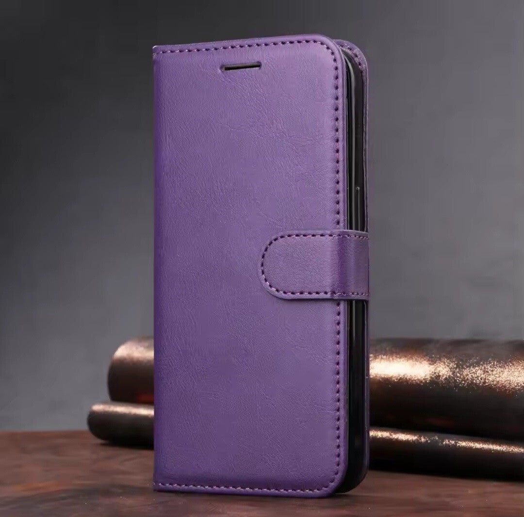 Case For iPhone 17 Pro Max 17e 15Pro 14 13 12 11Pro XR SE 16 Leather Flip Wallet