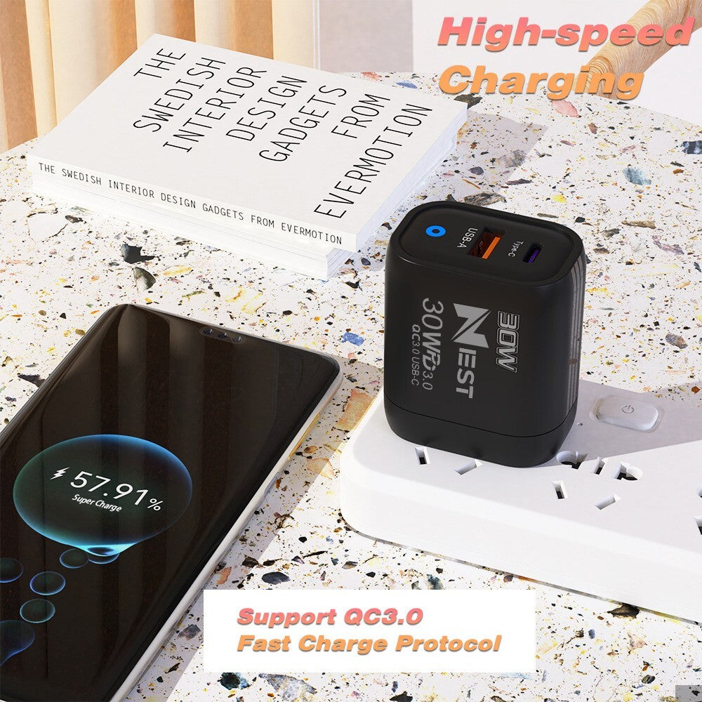 For iPhone 15 16 14 13 12 11 Pro XR  Fast Charging 22.5W USB-C PD Plug Charger