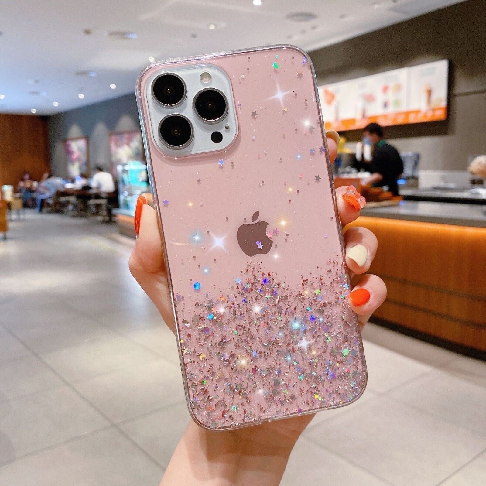 Glitter Case for iPhone 16 15 14 Pro Max 13 12 11 Plus 7 8 SE XR XS