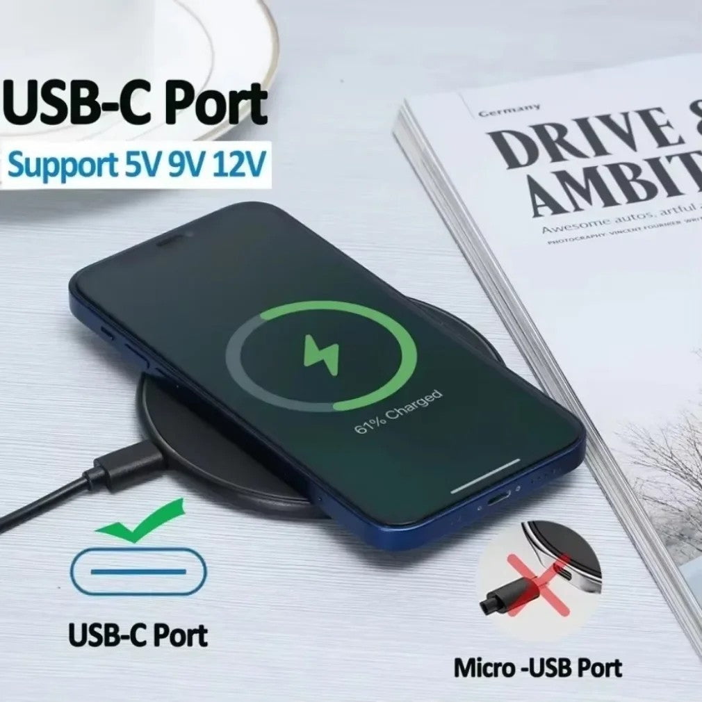 100W Fast Wireless Charger Charging Pad For Universal